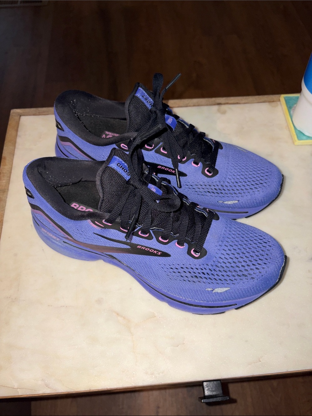 Brooks Ghost Women's Athletic Shoes - Lavender and Black